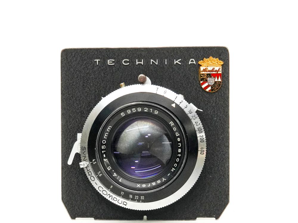 150/4.5 Ysarex (Rodenstock) シンクロコンパー1番シヤッタ－付　Rare レンズの画像