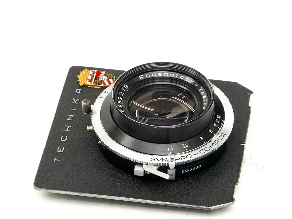 150/4.5 Ysarex (Rodenstock) シンクロコンパー1番シヤッタ－付　Rare レンズの画像
