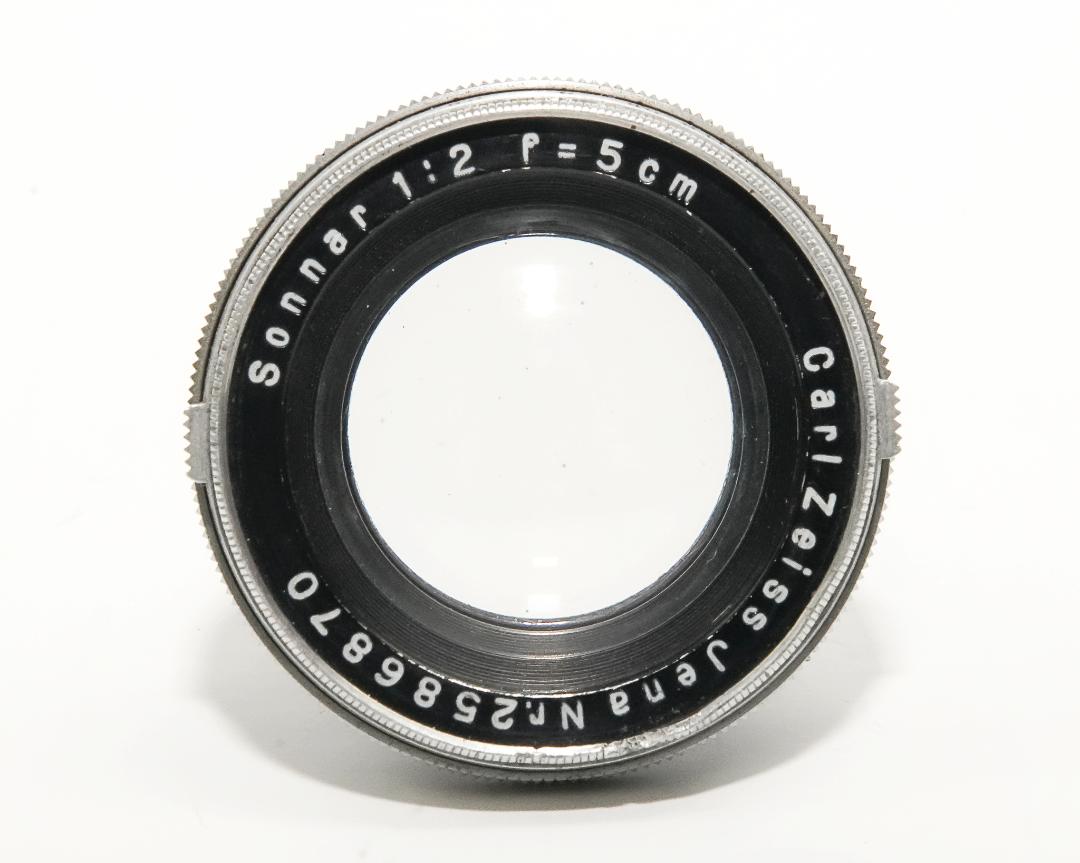 50/2  Sonnar Carl Zeiss Jena 　Contax レンジファインダー用　　1937年の画像