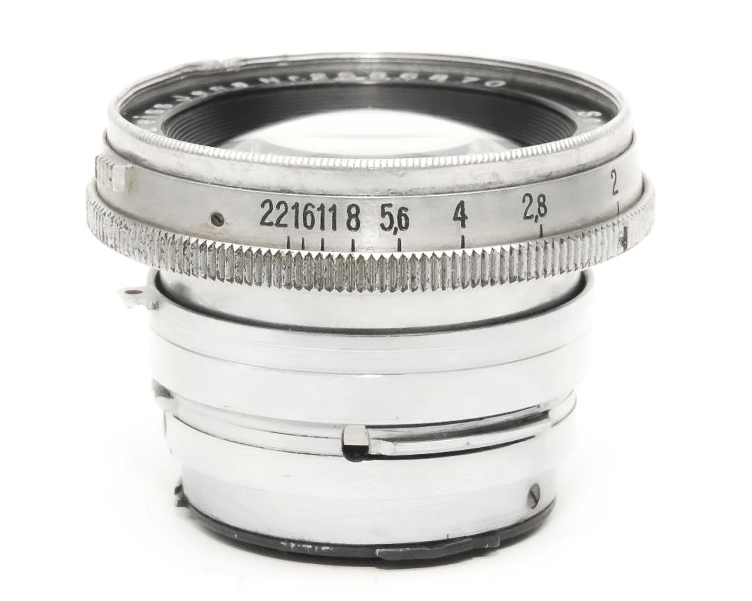 50/2  Sonnar Carl Zeiss Jena 　Contax レンジファインダー用　　1937年の画像