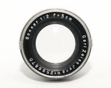 50/2  Sonnar Carl Zeiss Jena 　Contax レンジファインダー用　　1937年の画像