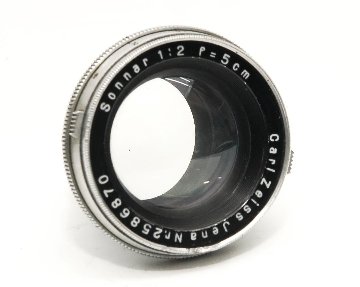 50/2  Sonnar Carl Zeiss Jena 　Contax レンジファインダー用　　1937年の画像