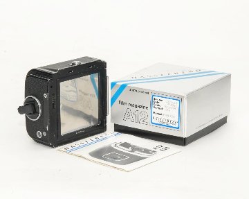 A-12 フィルムマガジン 黒  M# RI3251841  90% HASSELBLAD 元箱付の画像