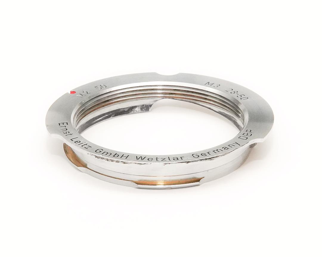 ライカ純正 L39-M アダプターリング､ Ernst Leitz GmbH Wetzlar Germany DBP 　ブライトフレーム50mmの画像