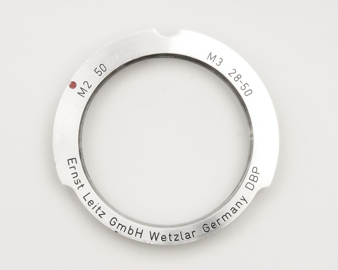 ライカ純正 L39-M アダプターリング､ Ernst Leitz GmbH Wetzlar Germany DBP 　ブライトフレーム50mmの画像