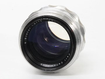 75/1.5 Biotar (Carl Zeiss Jena Germany) メタルフード付き 90% 、 EX-L/M マウントアダプター付　後期型(最短距離.80cm)の画像