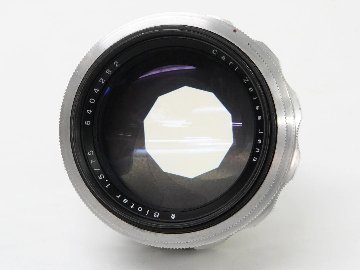 75/1.5 Biotar (Carl Zeiss Jena Germany) メタルフード付き 90% 、 EX-L/M マウントアダプター付　後期型(最短距離.80cm)の画像