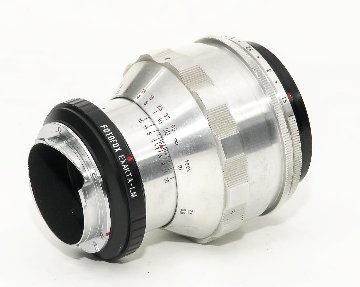 75/1.5 Biotar (Carl Zeiss Jena Germany) メタルフード付き 90% 、 EX-L/M マウントアダプター付　後期型(最短距離.80cm)の画像
