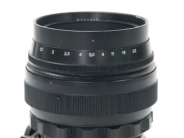 85/1.5 Helios-40 (U.S.S.R.)   50ﾐﾘ f1.5ゾナーの相似系 プリセット絞り 専用レンズケース、フィルター付きの画像