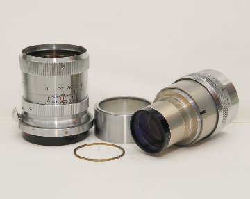 13.5 cm  F3.5 NIKKOR-Q•C 最小絞り値 F32  Contaxマウント Nippon Kogaku Japan、メートル表示、距離計連動、の画像