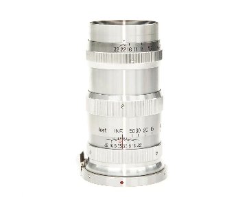 13.5 cm F3.5 NIKKOR-Q•C 最小絞り値 F32  Contaxマウント Nippon Kogaku Japan、Feet表示、距離計連動、の画像