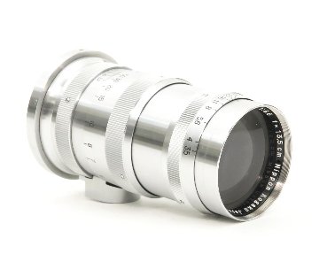 13.5 cm F3.5 NIKKOR-Q•C 最小絞り値 F32  Contaxマウント Nippon Kogaku Japan、Feet表示、距離計連動、の画像