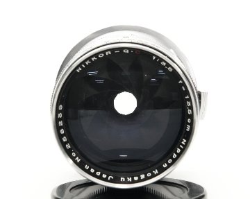 13.5 cm F3.5 NIKKOR-Q•C 最小絞り値 F32  Contaxマウント Nippon Kogaku Japan、Feet表示、距離計連動、の画像