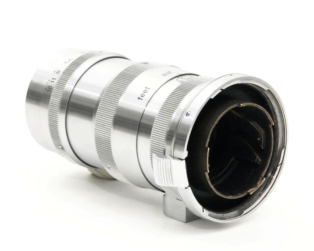 13.5cm F3.5 NIKKOR-Q•C 最小絞り値 F16 希少な初期モデル  Contaxマウント Nippon Kogaku Tokyo、feet表示、距離計連動、コーティングに違いがあり〼の画像