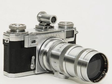 13.5cm F3.5 NIKKOR-Q•C 最小絞り値 F16 希少な初期モデル  Contaxマウント Nippon Kogaku Tokyo、feet表示、距離計連動、コーティングに違いがあり〼の画像