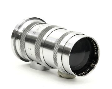 13.5cm F3.5 NIKKOR-Q•C 最小絞り値 F16 希少な初期モデル  Contaxマウント Nippon Kogaku Tokyo、feet表示、距離計連動、コーティングに違いがあり〼の画像