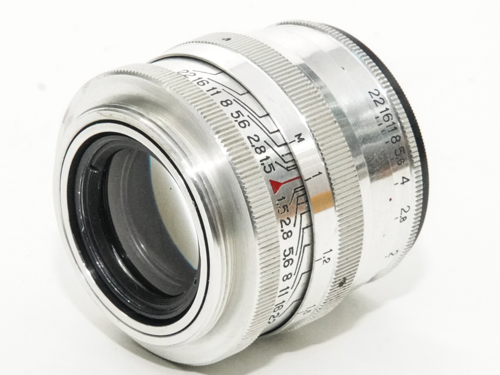 50/1.5 Jupitar P3  N.7500082　ライカL39 & Ｍ用   L39-M リング付 (6ビット)  距離計連動の画像