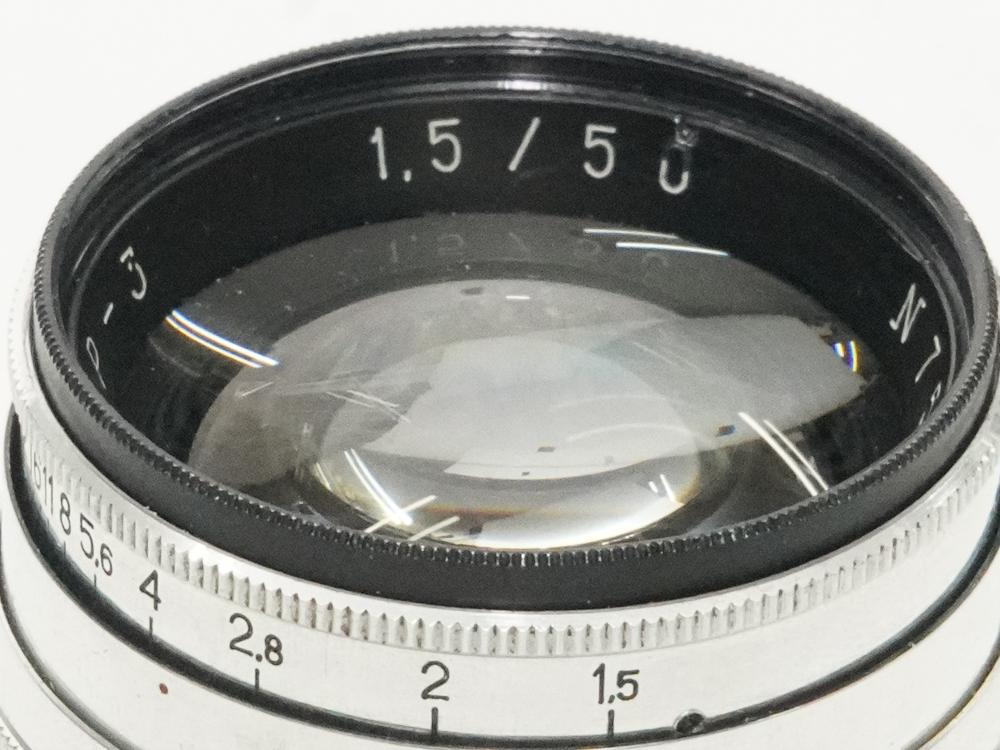50/1.5 Jupitar P3  N.7500082　ライカL39 & Ｍ用   L39-M リング付 (6ビット)  距離計連動の画像