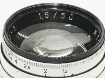 50/1.5 Jupitar P3  N.7500082　ライカL39 & Ｍ用   L39-M リング付 (6ビット)  距離計連動の画像