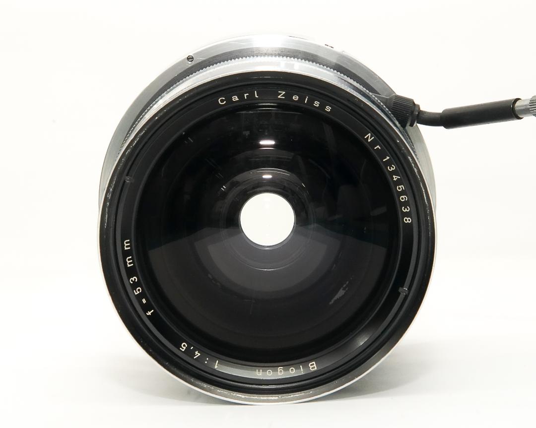 53/4.5 Biogon (Graflex XL 用) (カールツァイス) Linhof 銘記有り S/N1345638の画像