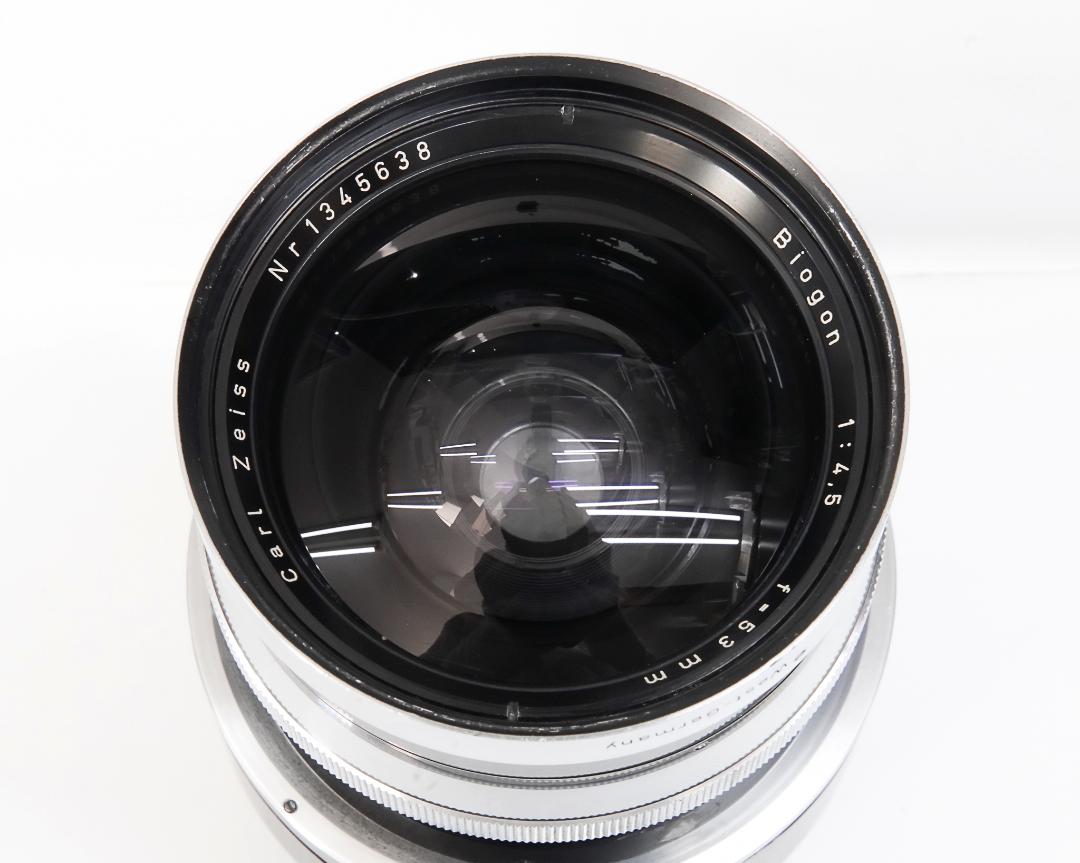 53/4.5 Biogon (Graflex XL 用) (カールツァイス) Linhof 銘記有り S/N1345638の画像