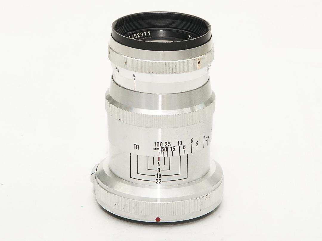 85/4 Triotar (Carl Zeiss) 前キヤップ　距離計連動 の画像