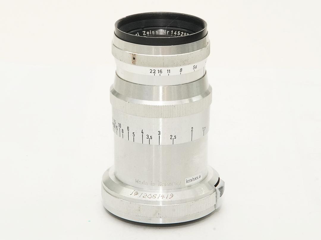 85/4 Triotar (Carl Zeiss) 前キヤップ　距離計連動 の画像