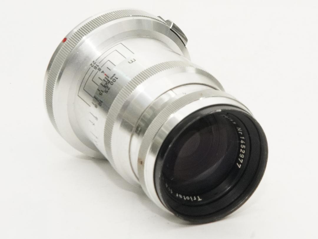 85/4 Triotar (Carl Zeiss) 前キヤップ　距離計連動 の画像