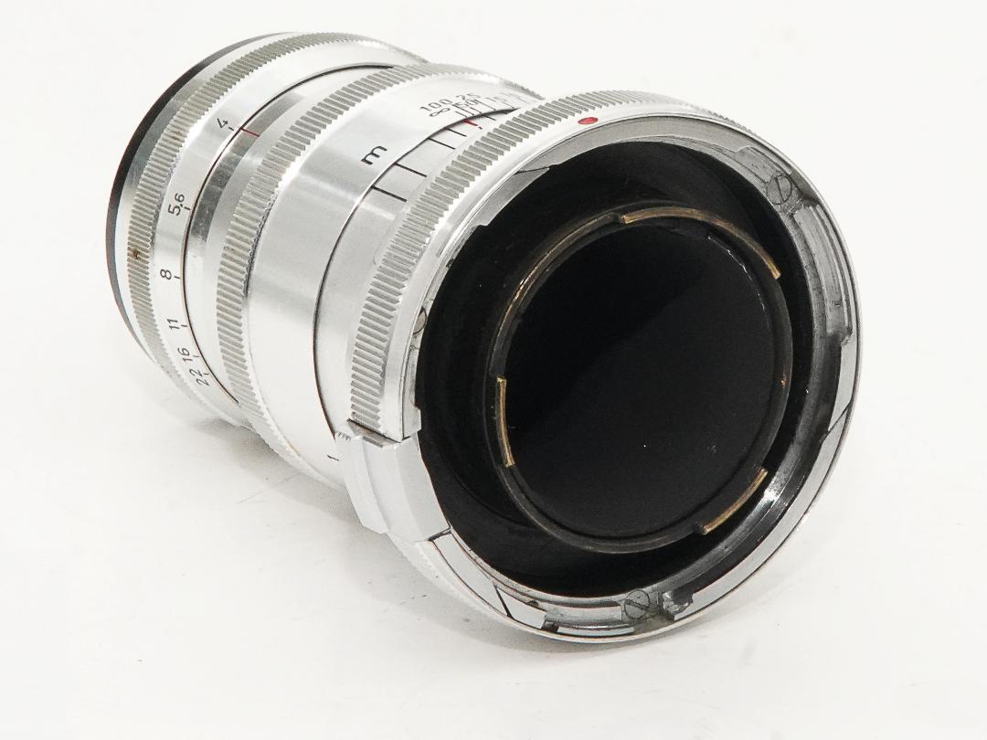 85/4 Triotar (Carl Zeiss) 前キヤップ　距離計連動 の画像