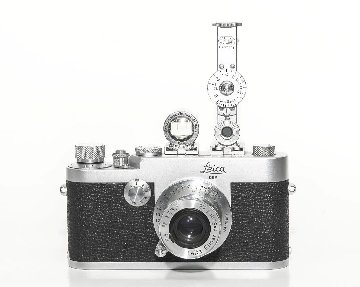 Leica １G (後期型） 50/3.5 Elmar　距離計　50mm ファインダー　lensフード　cameraケース　6点セットの画像