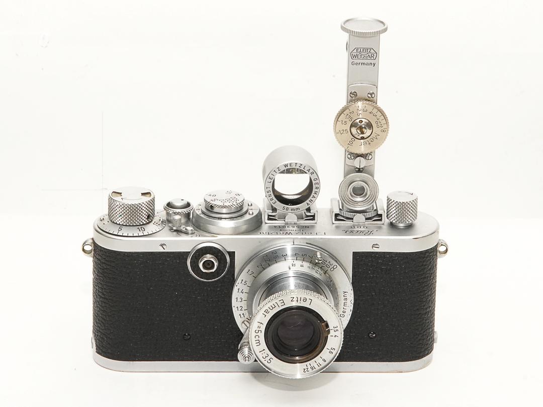 Leica １F (前期型） 50/3.5 Elmar　距離計　50mm ファインダー　cameraケース　5点セットの画像