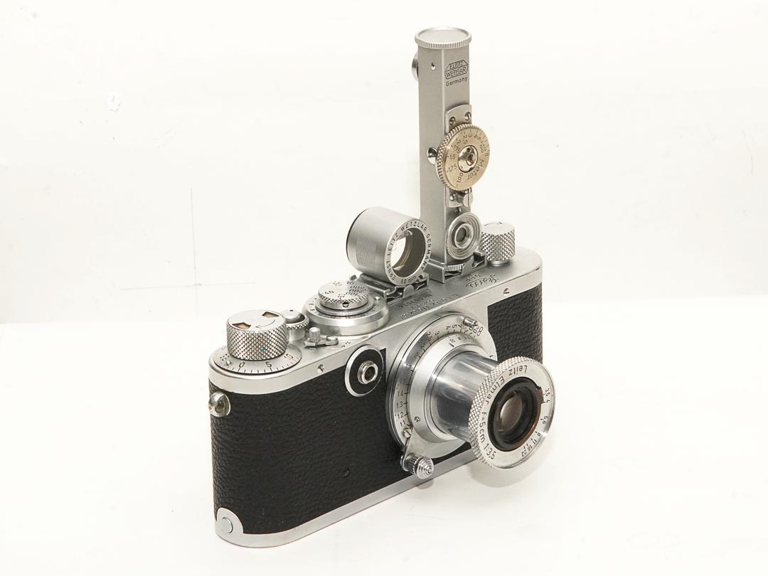 Leica １F (前期型） 50/3.5 Elmar　距離計　50mm ファインダー　cameraケース　5点セットの画像