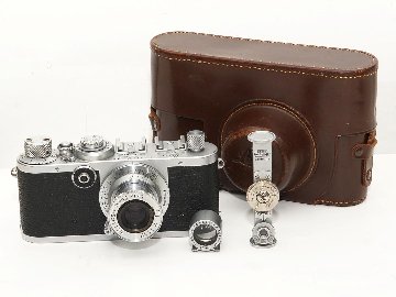 Leica １F (前期型） 50/3.5 Elmar　距離計　50mm ファインダー　cameraケース　5点セットの画像