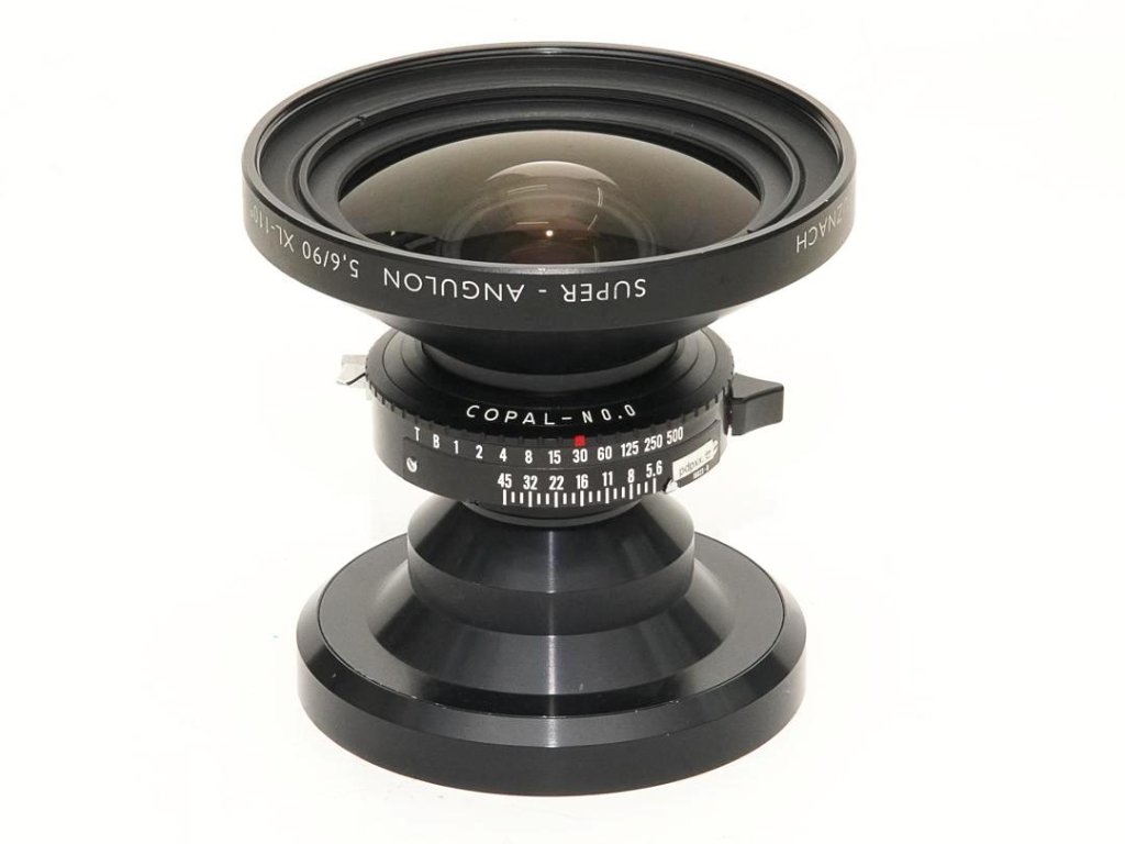 90/5.6 Super-Angulon XL-110°MC  (Schneider)  COPAL.0番シャッター　7枚絞りの画像