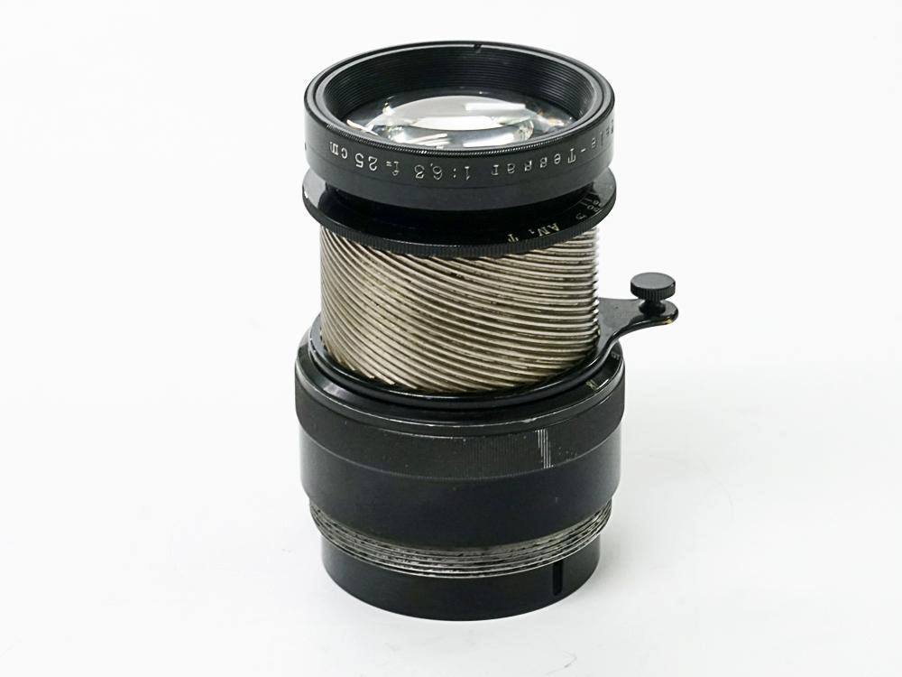 250/6.3 Tele-Tessar (Carl Zeiss Jena) バ-レルレンズ L#409323　真円絞り 元箱付   1920年製造のオールドレンズ (102年前)の画像