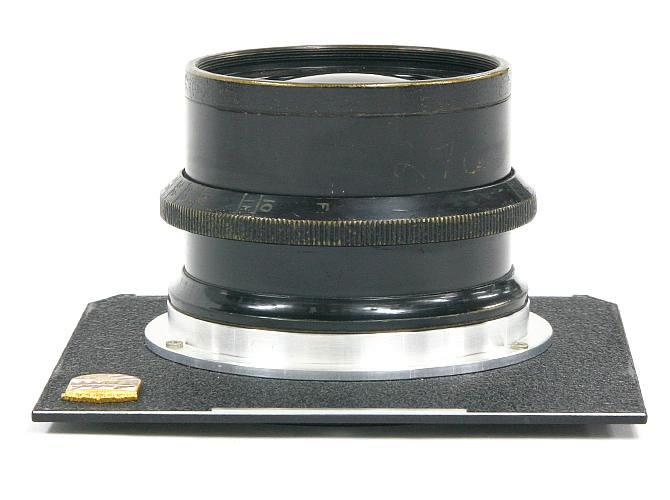 250/10 KENRO-K2 (GOERZ)  バーレルレンズ 真円絞り 軍用レンズ 8×10inカバーの画像