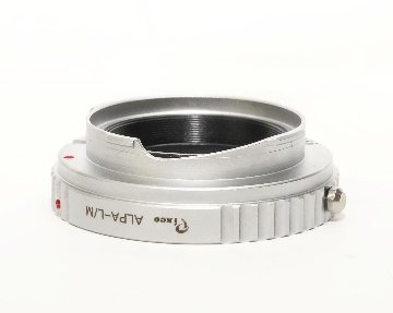ALPA-Leica Mマウントリング、アルパのレンズをライカMボデーへ使用、 6ビット対応  距離計連動　調整済  新品（艶消しシルバー）の画像