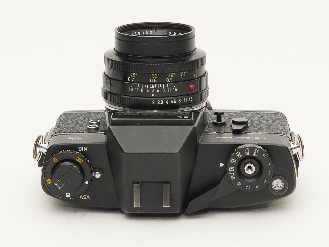ライカフレックスSL black Body (Wetzlar Germany) + 50mm F2 Summicron (Germany) 標準レンズセット、「フィルムカメラ」の画像