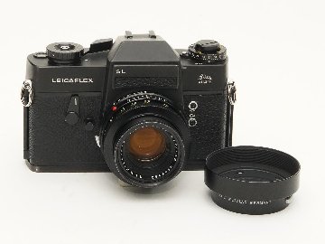 ライカフレックスSL black Body (Wetzlar Germany) + 50mm F2 Summicron (Germany) 標準レンズセット、「フィルムカメラ」の画像