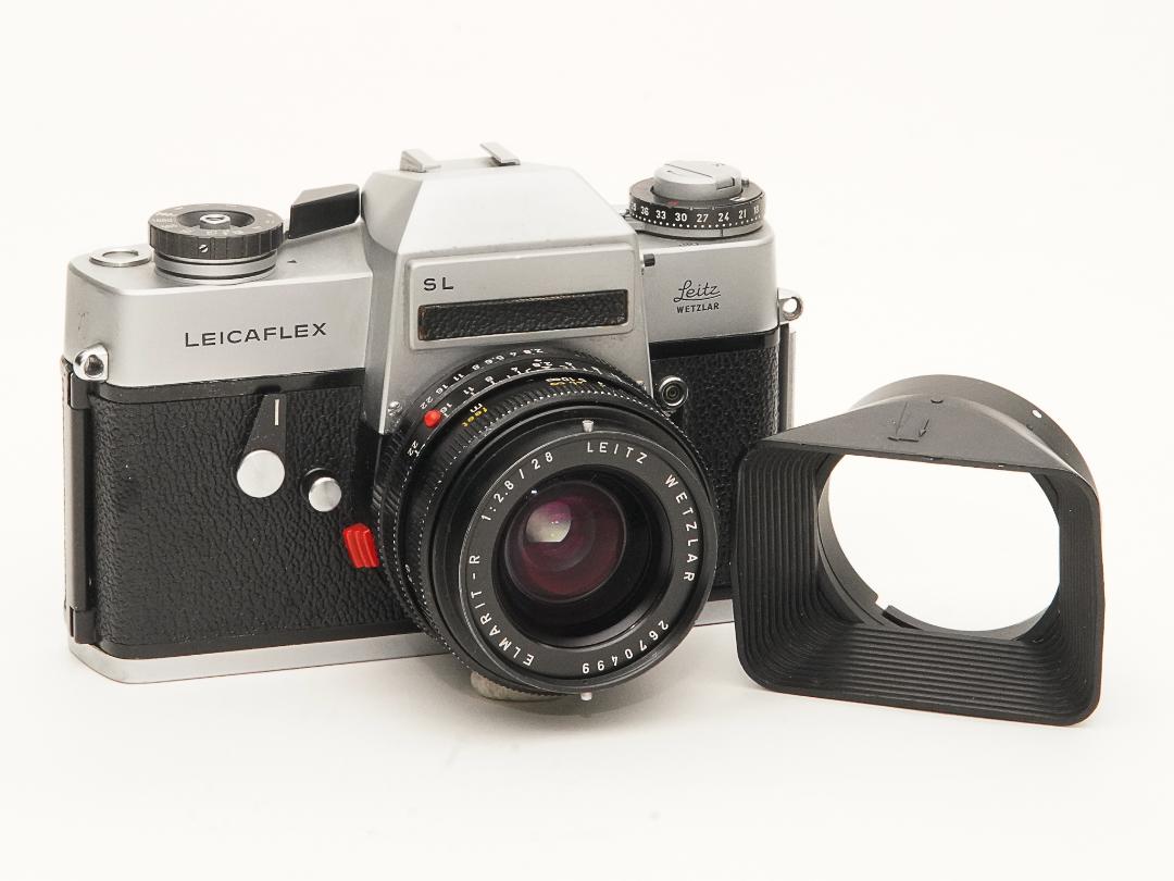 ライカフレックスSL (Wetzlar Germany) + 28mm F2.8 Elmarit(3カム,Germany) 広角レンズセット、「フィルムカメラ」の画像