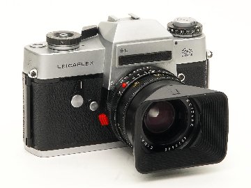 ライカフレックスSL (Wetzlar Germany) + 28mm F2.8 Elmarit(3カム,Germany) 広角レンズセット、「フィルムカメラ」の画像