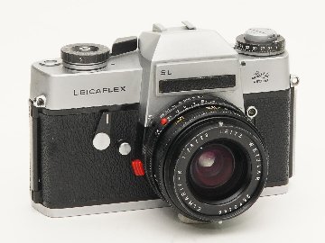 ライカフレックスSL (Wetzlar Germany) + 28mm F2.8 Elmarit(3カム,Germany) 広角レンズセット、「フィルムカメラ」の画像
