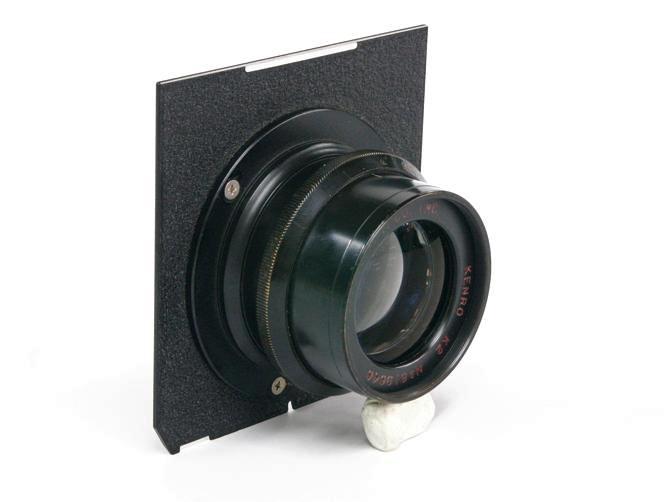250/10 KENRO-K2 (GOERZ)  バーレルレンズ 真円絞り 軍用レンズ  8×10inカバー の画像