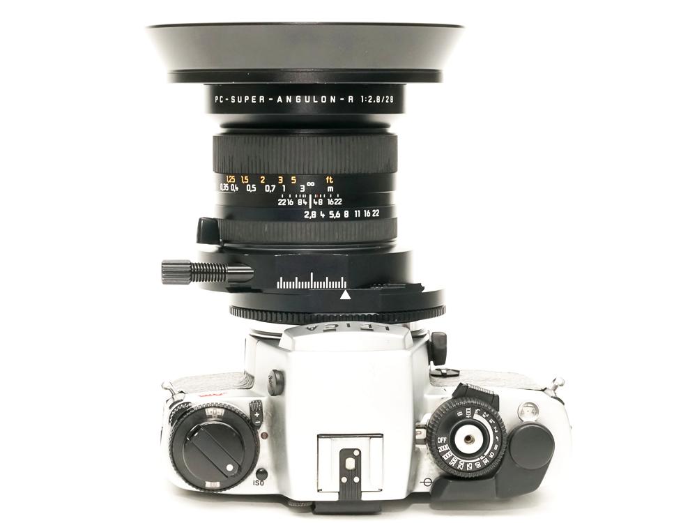 28/2.8 PC Super-Angulon  専用フード＆保護フィルター、元箱付の画像