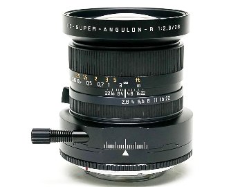 28/2.8 PC Super-Angulon  専用フード＆保護フィルター、元箱付の画像