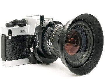 28/2.8 PC Super-Angulon  専用フード＆保護フィルター、元箱付の画像