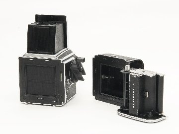 Hasselblad 500C/M 25周年モデル,  80/2.8 Planar T☆ (Cレンズ ) A-12マガジン スタンダード焦点板 ネックストラップ付 日本語使用説明書付(コピー) の画像