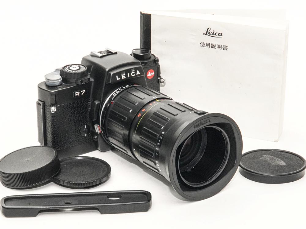 ライカフレックスR7 Black Camera Body & Angeniex 35-70mm F2.5 ズームレンズ 「フィルムカメラ」の画像
