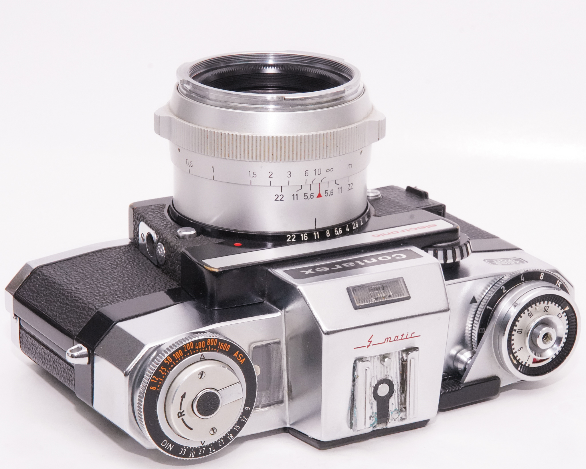 Contarex-SE   Body (Zeiss-Ikon) Tessar 50mm F2.8   B#G36945 の画像