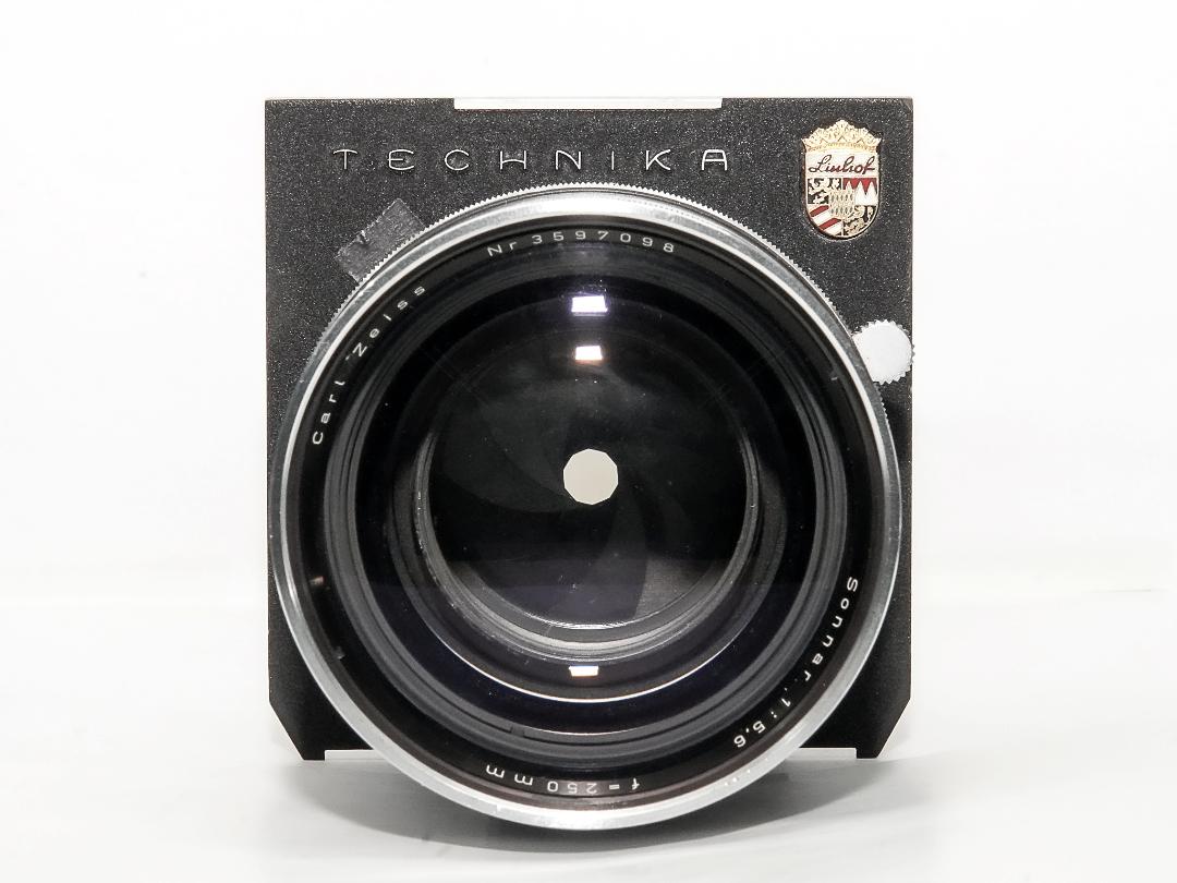 250/5.6 Sonnar (Linhof純正レンズ) テヒニカ4×5ボード＆Synchro Compur Shutter付 の画像